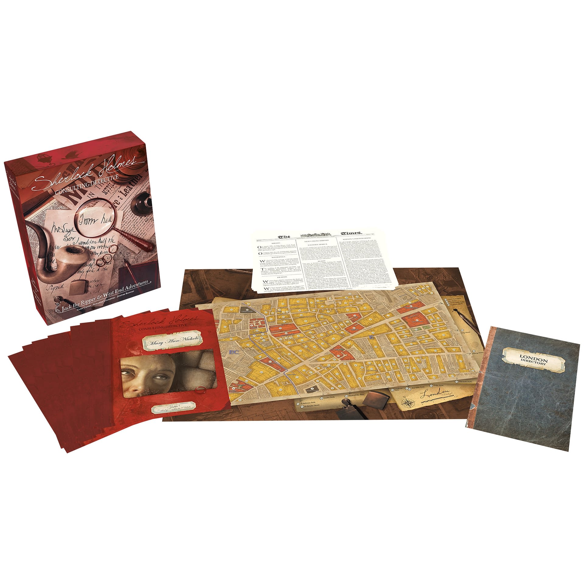 Sherlock Holmes Jack the Ripper and West End Adventures Dryad Games